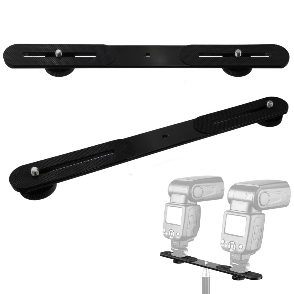 Photography Lighting Description - Dual Flash Bracket 1/4'' Screw Hot