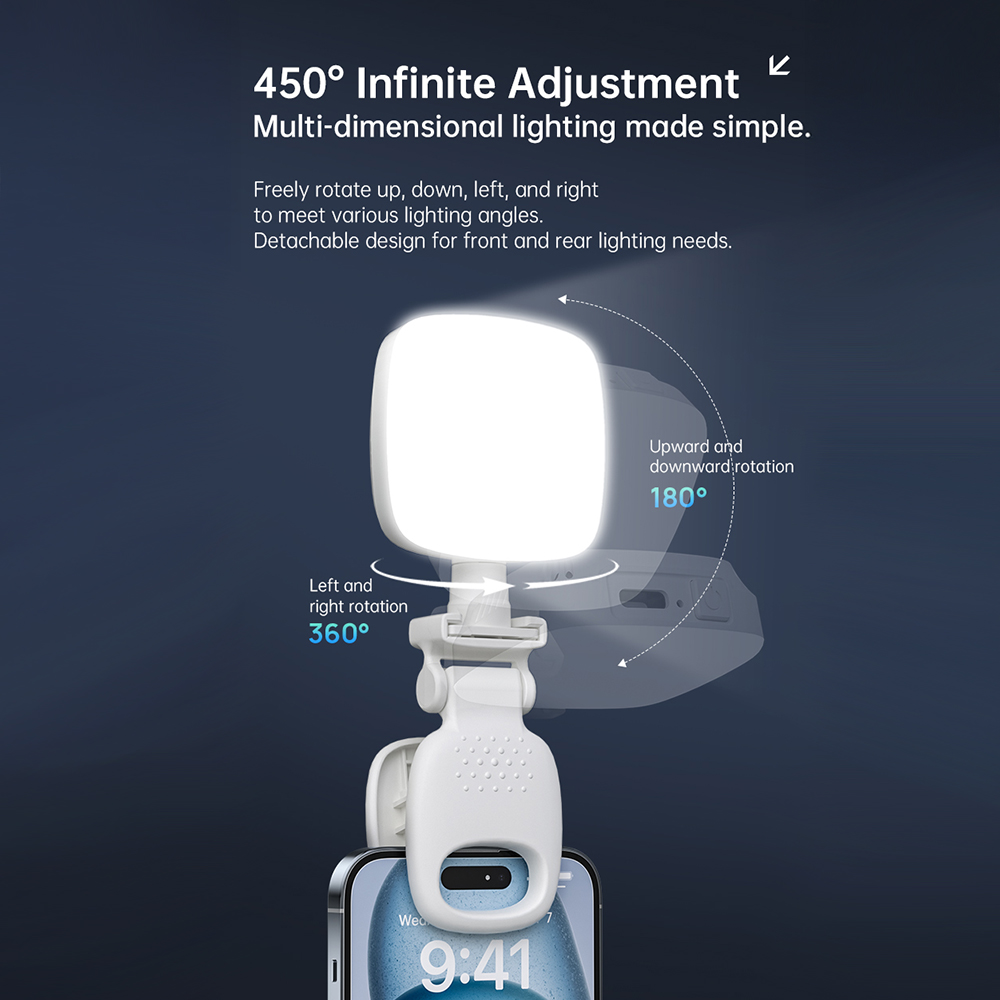 Portable Clip On Mini LED Self - Photography Lighting Handheld ulasan dan harga