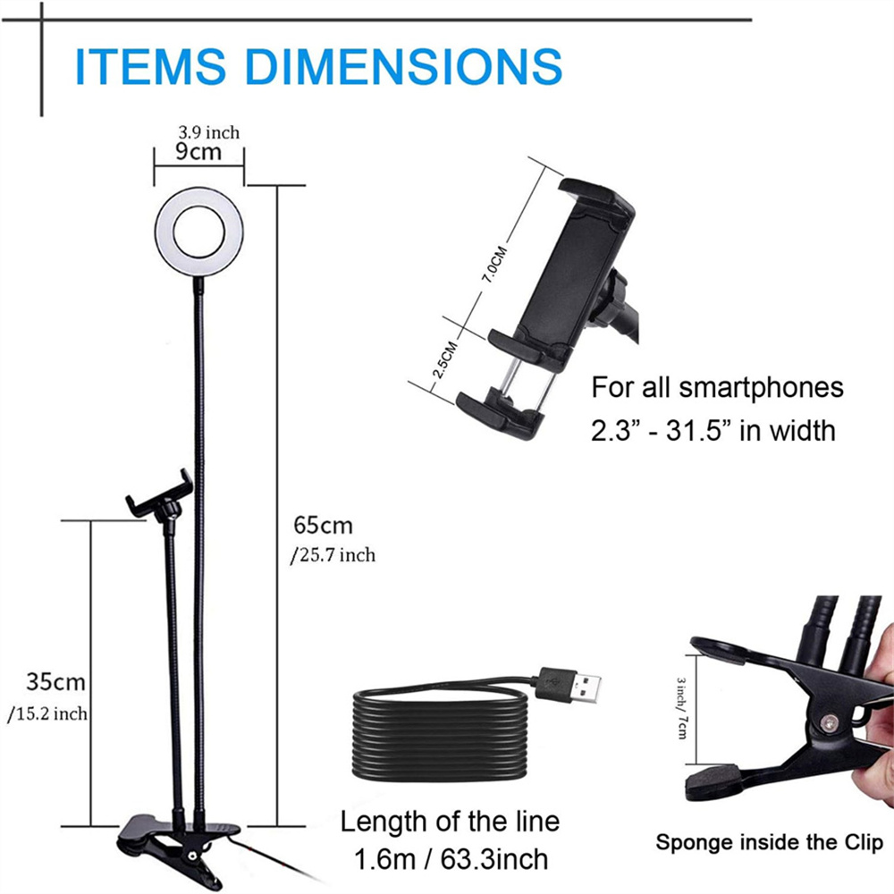 Universal Flexible Mobile Phon - Photography Lighting Description ulasan dan harga