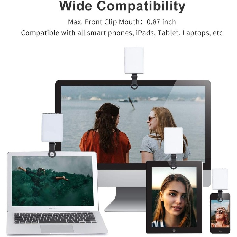 LED Portable Clip-on Selfie Li - Photography Lighting Description ulasan dan harga