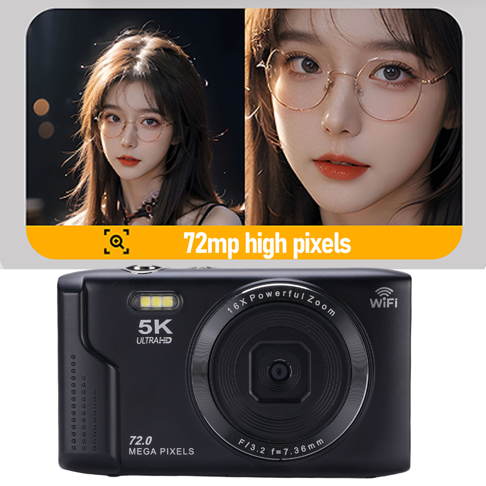 5K Digital Camera 72MP 16X Zoo - Photography Lighting For Beginners ulasan dan harga