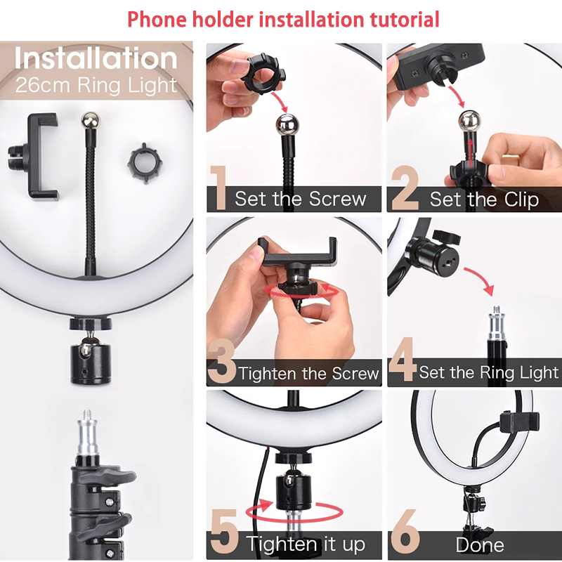 Video Light 16/26/33cm Selfie  - Photography Lighting Description ulasan dan harga
