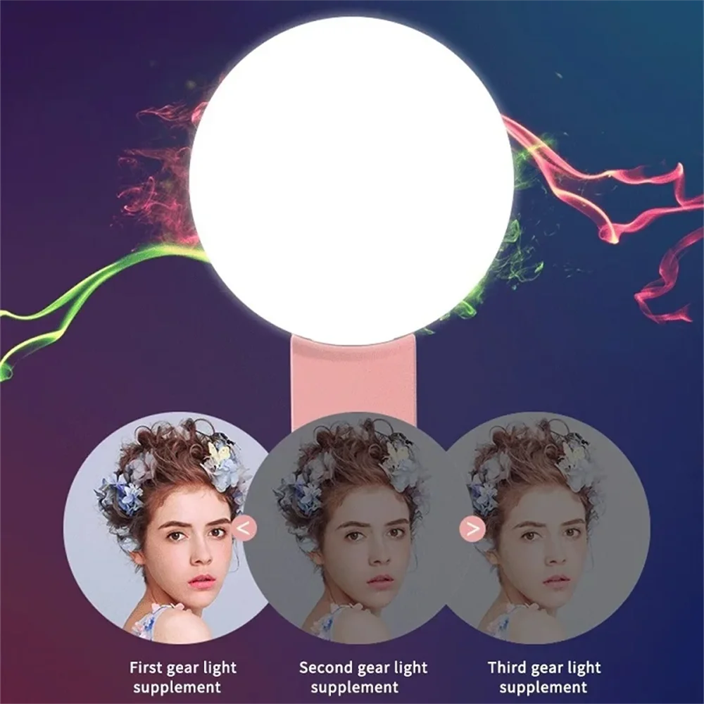 Portable Mini Selfie Ring Ligh - Photography Lighting Description ulasan dan harga