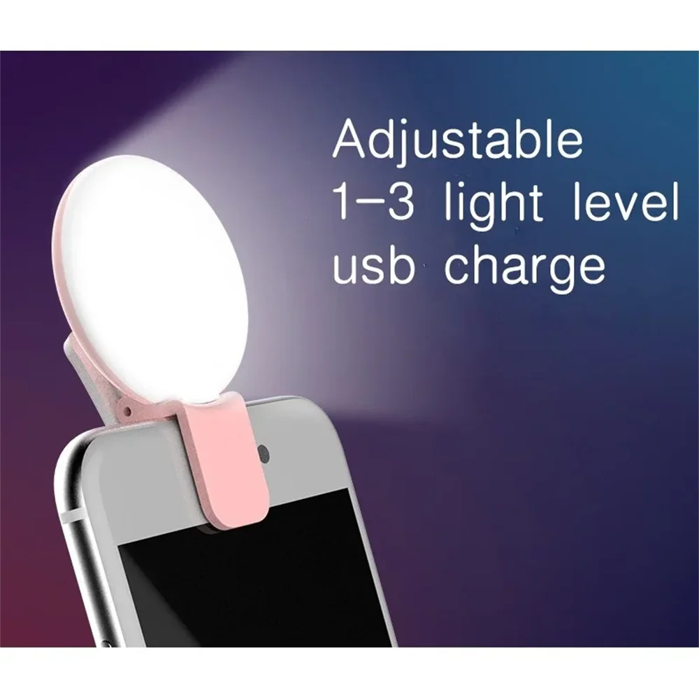 Portable Mini Selfie Ring Ligh - Photography Lighting Description ulasan dan harga